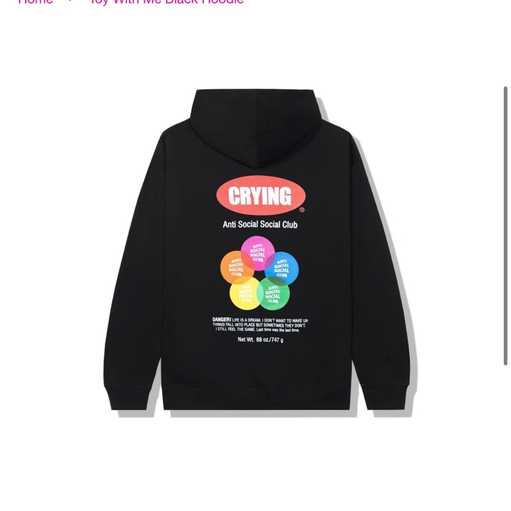 Anti social hoodie